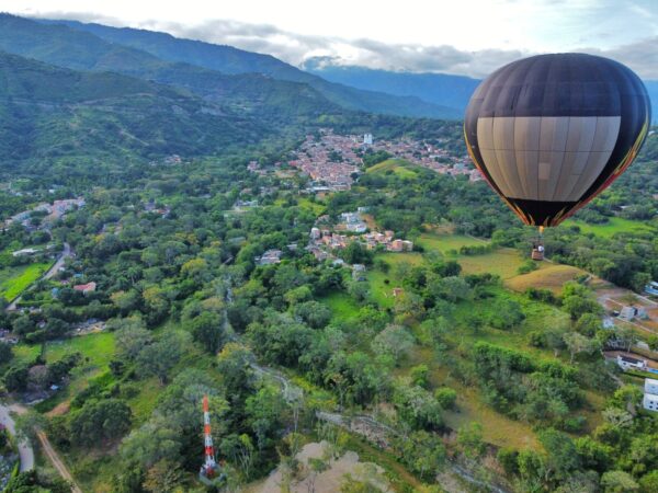 Hot air balloon in Medellin