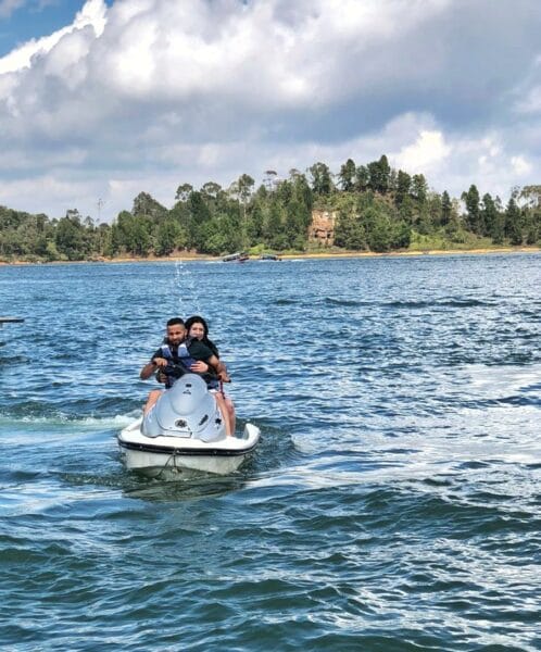 Guatape and jetski