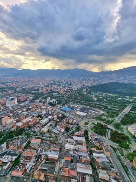 Helicopter tour in Medellin